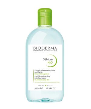 Bioderma Sebium H2O 500ml – Nước tẩy trang dành cho da dầu và da hỗn hợp