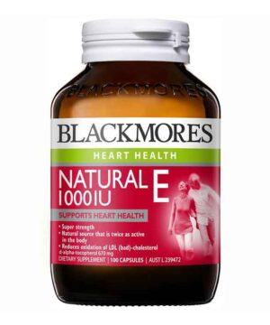 Viên uống bổ sung Vitamin E Blackmores Natural E 1000IU 100 viên