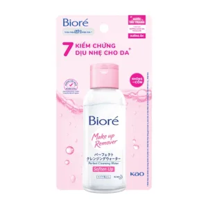 Makeup Remover Perfect Cleansing Water Soften Up Biore 90ml - Nước tẩy trang sạch sâu dịu nhẹ