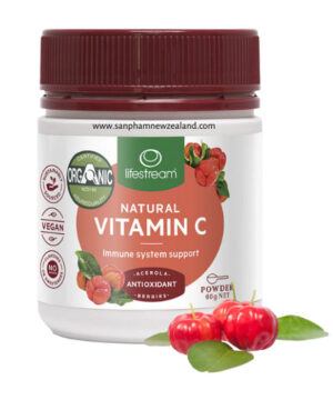 Natural Vitamin C Lifestream 60g - Bột uống bổ sung Vitamin C