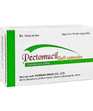Pectomucil Soft Capsule 20mg 3 vỉ x 10 viên