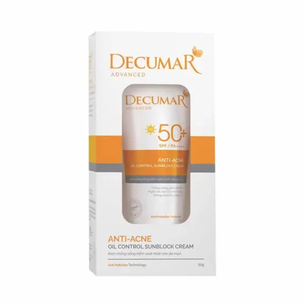 Decumar Advanced Anti-acne Oil Control Sunblock 50g – Kem Chống Nắng