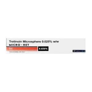 Micro – Ret 0.025% 20g – Thuốc trị mụn trứng cá